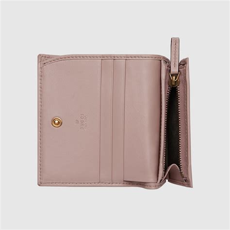 pink gucci marmont wallet|gucci marmont coin case.